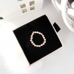 Pierścionek z różowego Hematytu Różowe kamienie