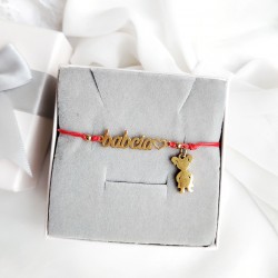 Bransoletka Babcia z Zawieszką Chłopiec lub dziewczynka z grawerem