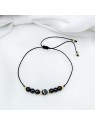 Bransoletka z grafitowym hematytem handmade