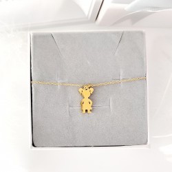 Bransoletka z zawieszką dziecko z Grawerem złota łańcuszek