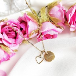 Naszyjnik z zawieszką złote...