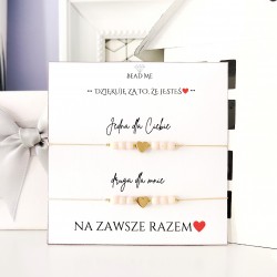 Bransoletki dla Mamy i Córki lub dla Przyjaciółek zestaw