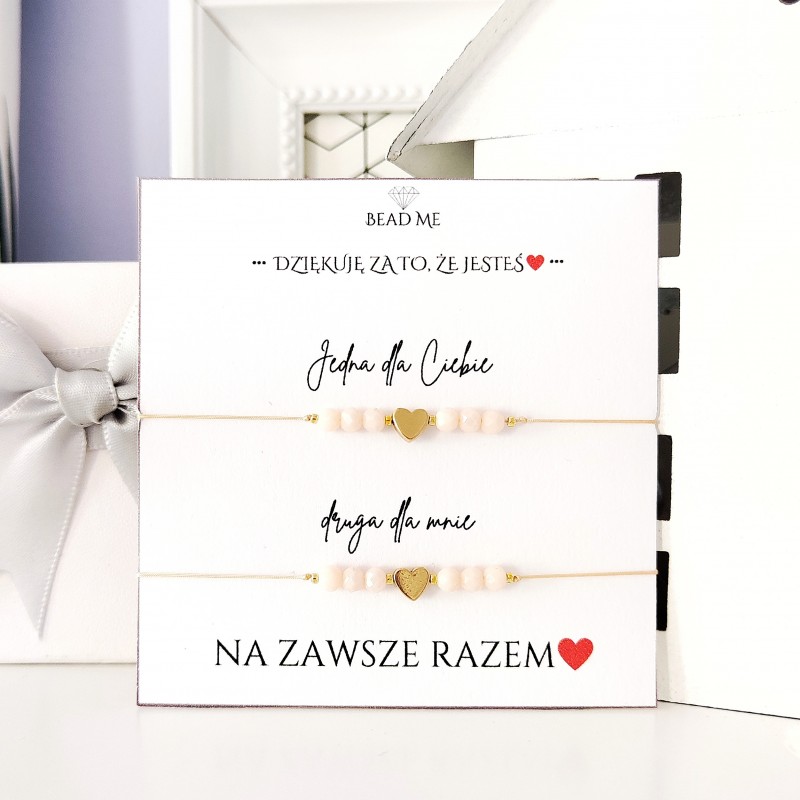 Bransoletki dla Mamy i Córki lub dla Przyjaciółek zestaw