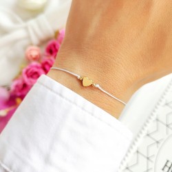 Bransoletka z serduszkiem z hematytu Team Bride